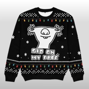 2025 Christmas Sid On My Face Ugly Sweater