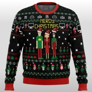 2025 Christmas Nerdy Christmas The IT Crowd Ugly Sweater