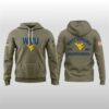 West Virginia Mountaineers 2025 Military Appreciation Hoodie