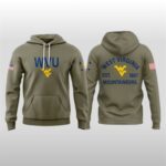West Virginia Mountaineers 2025 Military Appreciation Hoodie