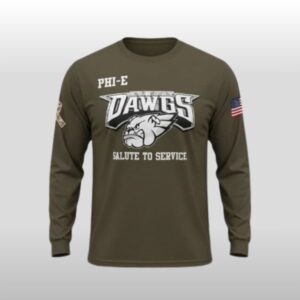 2025 Jason Kelce Phi E Hungry Dawgs Salute To Service Sweatshirt