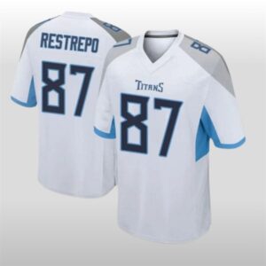 2025 Titans Fan Xavier Restrepo 87 Jersey