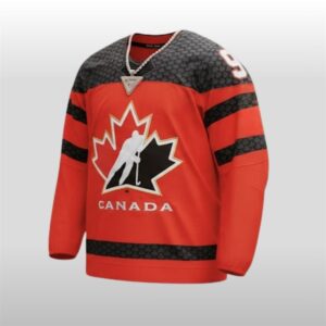 Wear the Legend: Celebrate Clutch with the 2025 Vladdy JR Marie Philip Poulin Team Canada Jersey Dive into the heart of Canadian hockey greatness with the coveted 2025 Vladdy JR Marie Philip Poulin Team Canada Jersey. This striking red and black jersey is a powerful symbol of national pride and clutch performance, instantly recognizable with the iconic maple leaf logo and the powerful silhouette of a player in action. The top of the jersey and shoulder stripes feature a subtle, textured black pattern, adding a distinct, contemporary flair, while the back proudly displays POULIN and the number 29, marking the legend herself. This jersey is forever linked to two Canadian sports icons: the electrifying performances of Marie-Philip Poulin and the high-profile moment in October 2025 when baseball superstar Vladimir Guerrero Jr. (Vladdy Jr.) wore her sweater, channeling her championship energy during a crucial, high-stakes moment like Game 7 of the World Series. Marie-Philip Poulin, famously known as "Captain Clutch," is one of the greatest hockey players of all time, celebrated for scoring the game-winning goals in multiple Olympic gold medal games. She captains Montreal Victoire, one of the founding franchises in the new professional women's league. The Victoire embodies the passionate hockey culture of Quebec, representing a new era of professionalism and elite competition in women's hockey, with Poulin as their inspirational leader. This piece of apparel isn't just a jersey; it’s a statement of Canadian pride, a tribute to a true legend, and an essential item for any dedicated fan who values clutch performance and sporting excellence. Feel the power and passion of Canada’s best every time you put it on.
