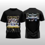 LA Dodgers World Series Champions Back To Back 2024 2025 Shirt