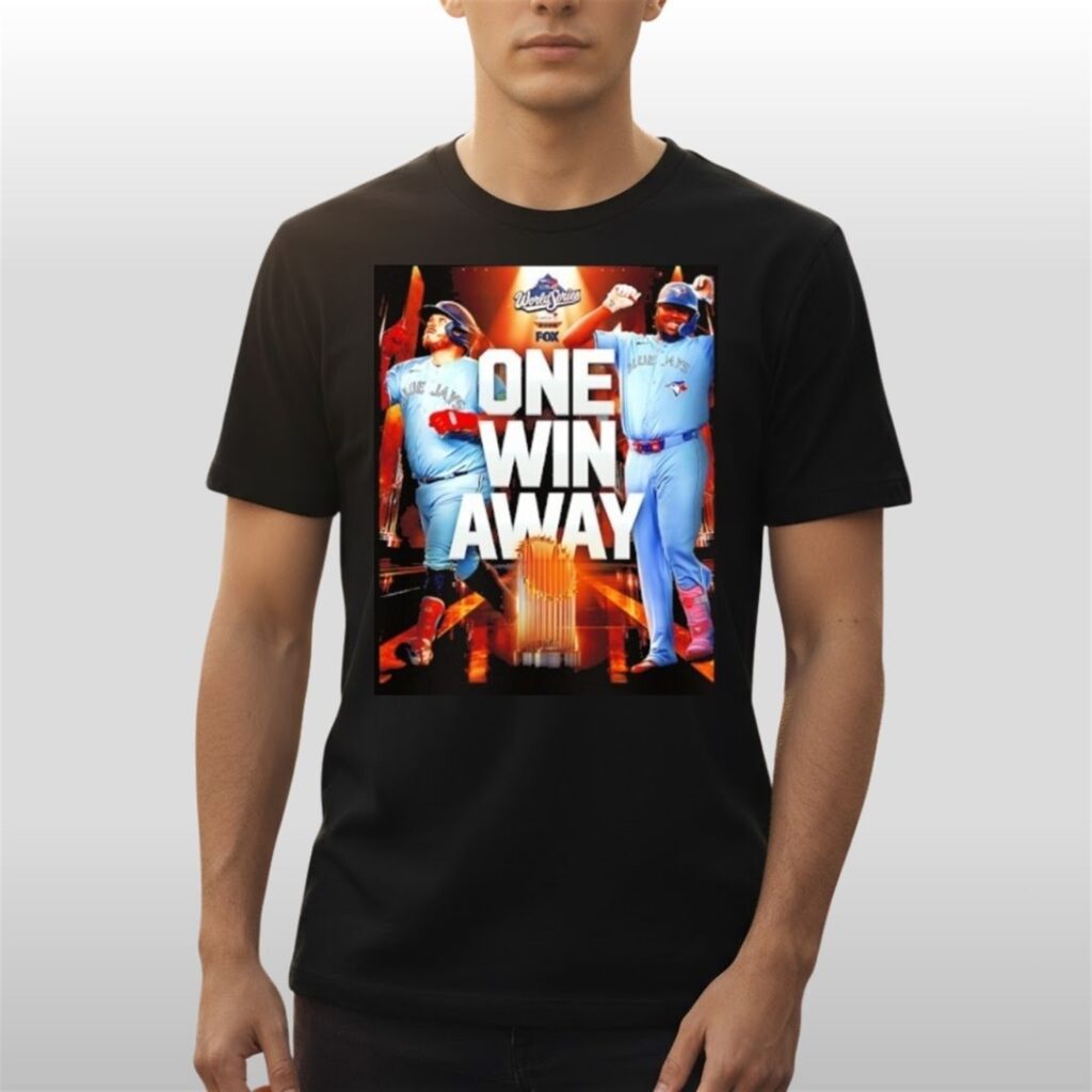 Toronto Blue Jays 2025 World Series One Win Away Shirt 1 Toronto Blue Jays 2025 World Series One Win Away Shirt