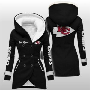 2025 KC Chiefs Long Hooded Fleece Jacket