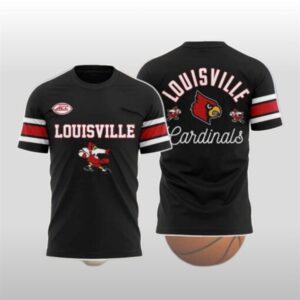 2025 Louisville Cardinals Football Jersey Black Shirt