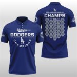 2025 Dodgers Win World Series Polo Shirt