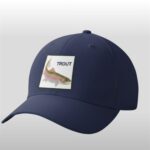 Rainbow Trout Navy Hat