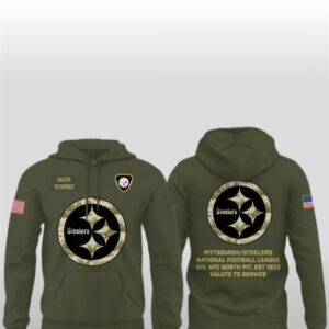 Steelers 2025 Salute to Service Camo Hoodie