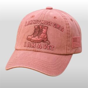 I Am Not Most Girls I Am A Vet Hat