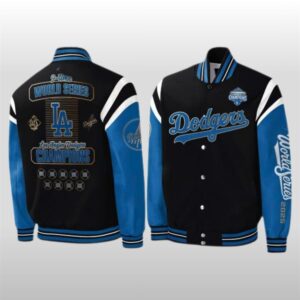 Dodgers 2025 World Series Champions Celebrate The Victory Baseball Jacket