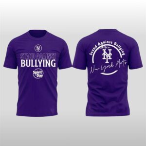 2025 NY Mets Spirit Day Stand Against Bullying Shirt