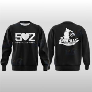 502 Love Louisville Cardinals Strong 2025 Sweatshirt