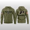 Purdue Boilermakers Medium Olive 2025 Military Appreciation Hoodie