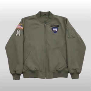 2025 Cam Skattebo New York Giants Salute To Service Jacket