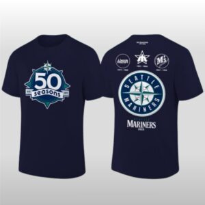 Seattle Mariners 50 Seasons Celebrate 1977-2026 Shirt