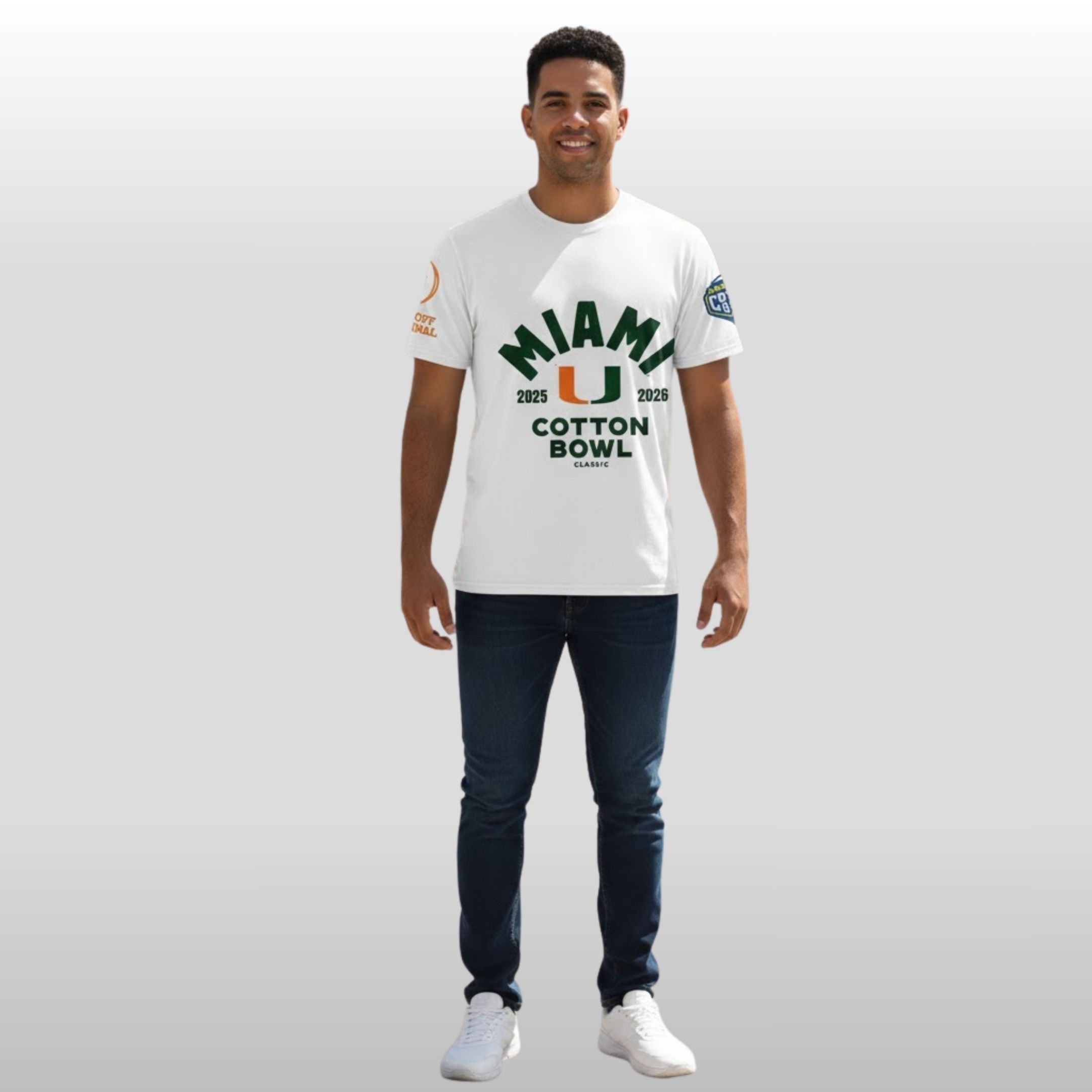 2025 2026 Miami Hurricanes Goodyear Cotton Bowl It's Our Time Shirt 2 2025 2026 Miami Hurricanes Goodyear Cotton Bowl It's Our Time Shirt - Image 2