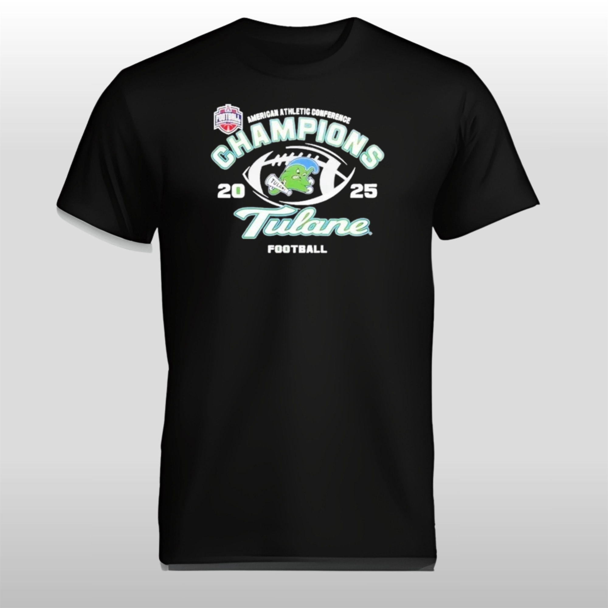 2025-American-Conference-Champions-Tulane-Green-Wave-Shirt-1-1 2025 American Conference Champions Tulane Green Wave Shirt