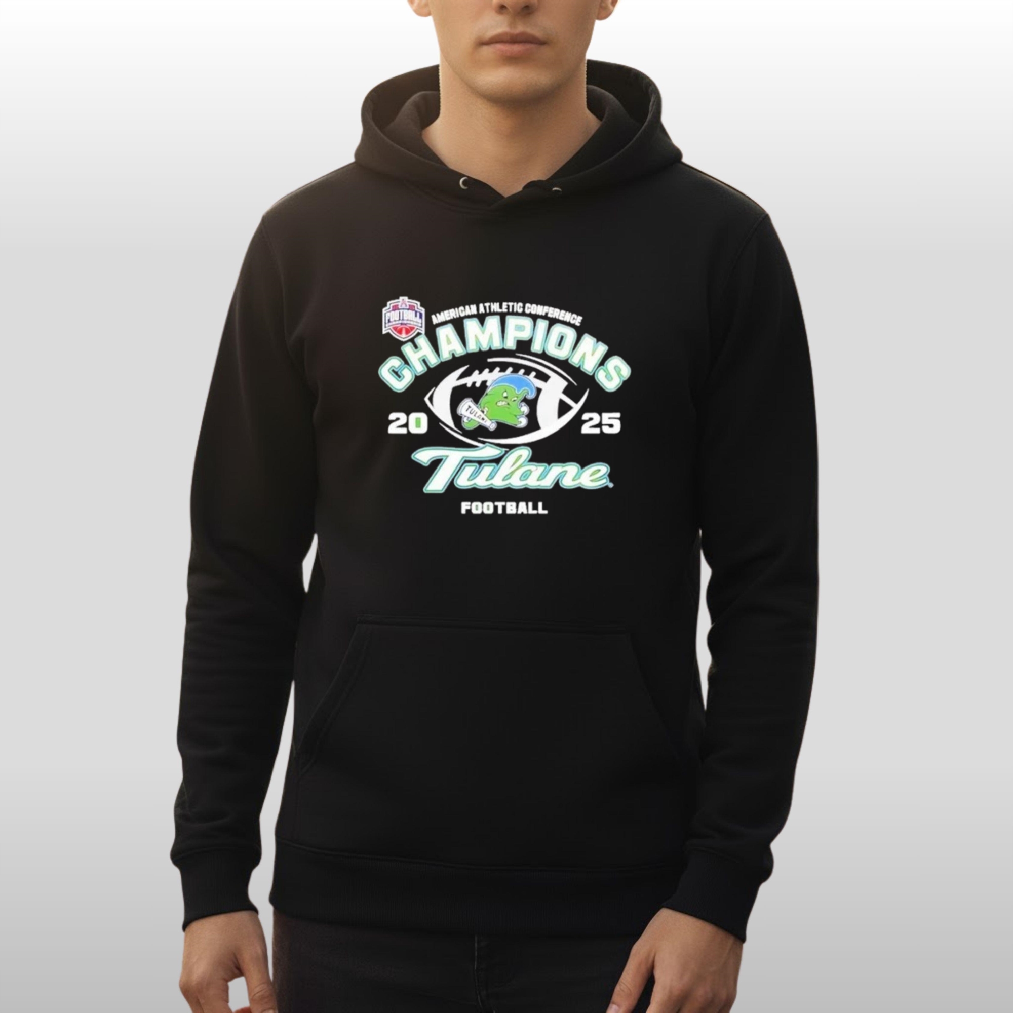 2025-American-Conference-Champions-Tulane-Green-Wave-Shirt-4-4 2025 American Conference Champions Tulane Green Wave Shirt 4 4