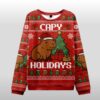 2025 Christmas Capy Holidays Ugly Sweater 3 2025 Christmas Capy Holidays Ugly Sweater