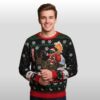 2025 Christmas Cat Riding A Dinosaur Ugly Sweater 1 2025 Christmas Cat Riding A Dinosaur Ugly Sweater 2