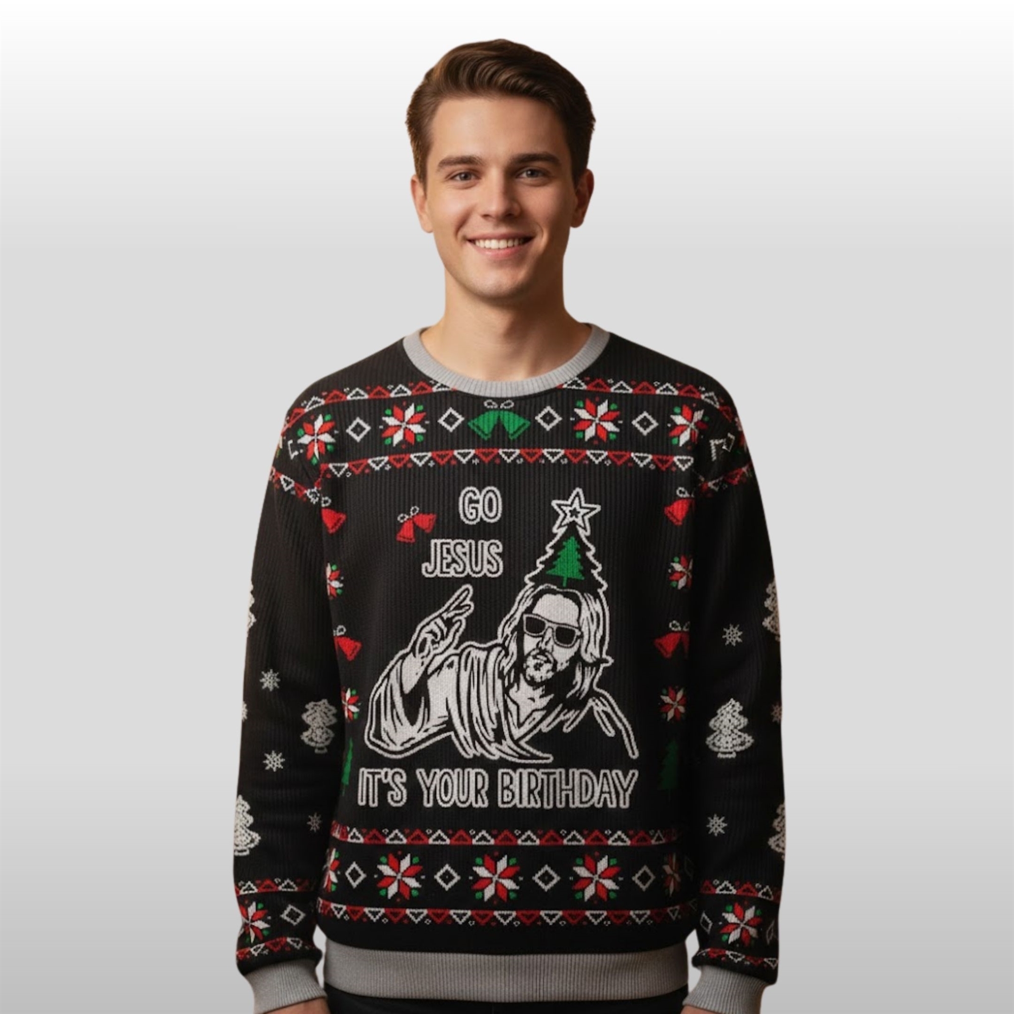 2025-Christmas-Go-Jesus-Its-Your-Birthday-Ugly-Sweater 2025 Christmas Go Jesus It's Your Birthday Ugly Sweater