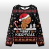 2025 Christmas Merry KissMyAss Gingerbread Man Butt Ugly Sweater 2 2025 Christmas Merry KissMyAss Gingerbread Man Butt Ugly Sweater