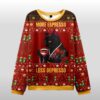 2025 Christmas More Espresso Less Depresso Ugly Sweater