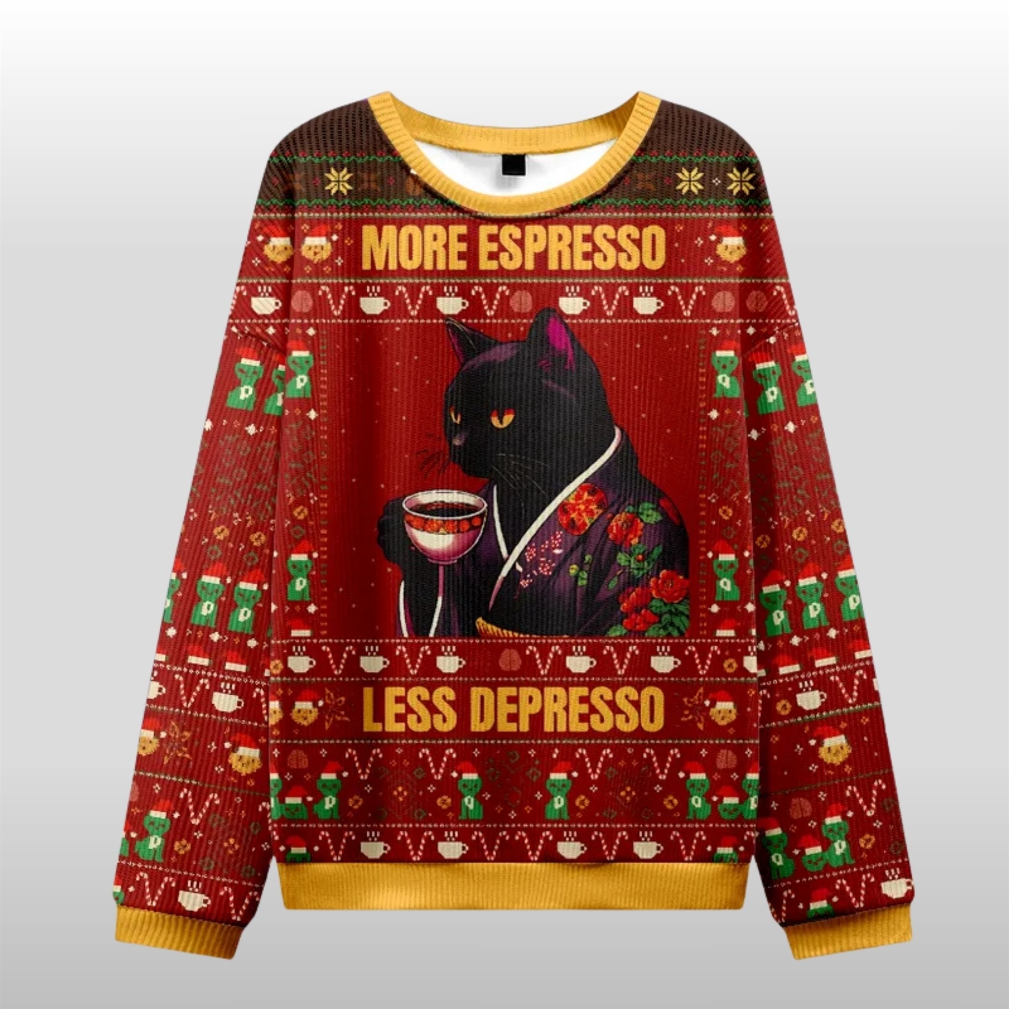 2025-Christmas-More-Espresso-Less-Depresso-Ugly-Sweater 2025 Christmas More Espresso Less Depresso Ugly Sweater
