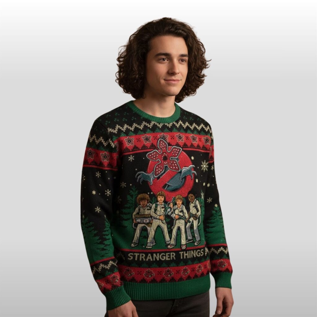 2025 Christmas Stranger Things Ugly Sweater 5 2025 Christmas Stranger Things Ugly Sweater