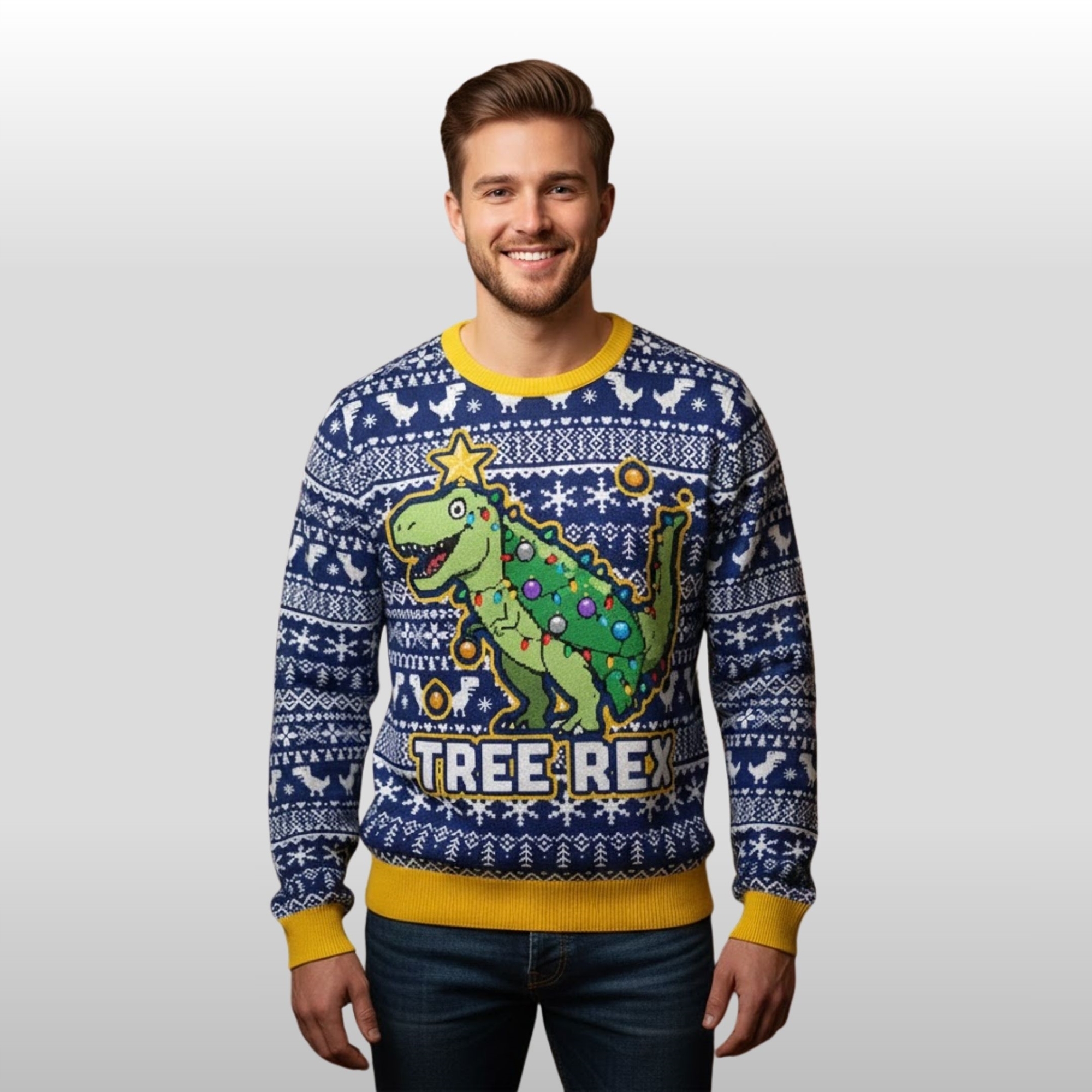 2025-Christmas-Tree-Rex-Ugly-Sweater-2 2025 Christmas Tree Rex Ugly Sweater 2