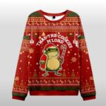 2025 Christmas Twas The Cookies M'Lord Frog Ugly Sweater
