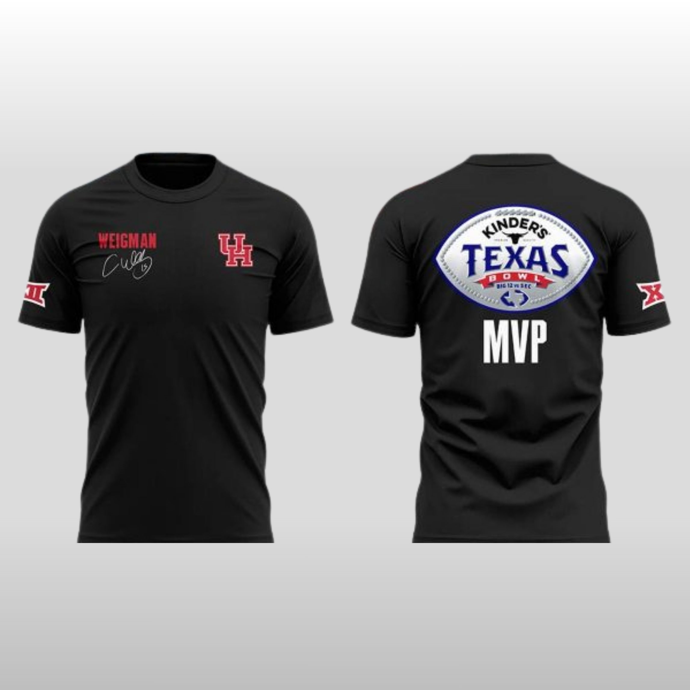 2025 Houston Cougars Conner Weigman MVP Kinders Texas Bowl Hoodie Shirt 2 2025 Houston Cougars Conner Weigman MVP Kinders Texas Bowl Hoodie Shirt - Image 2