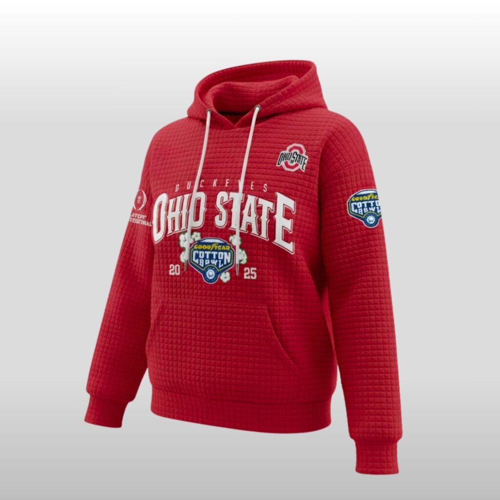 2025 Ohio State Goodyear Cotton Bowl Classic Waffle Hoodie