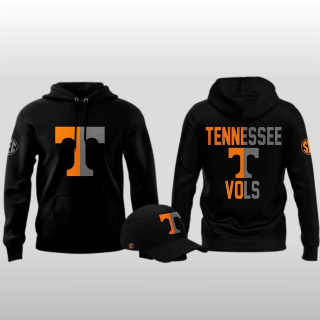 2025 Tennessee Football Back In Black Hoodie Cap