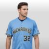 2026 Milwaukee Brewers Powder Blue Road Jersey 2 2026 Milwaukee Brewers Powder Blue Road Jersey 2