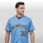 2026 Milwaukee Brewers Powder Blue Road Jersey