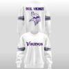 2026 Minnesota Vikings Skol Vikings Wear White Hoodie Shirt