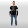 2026 Nebraska Cornhuskers Black Mode Hoodie 1 2026 Nebraska Cornhuskers Black Mode Hoodie 2
