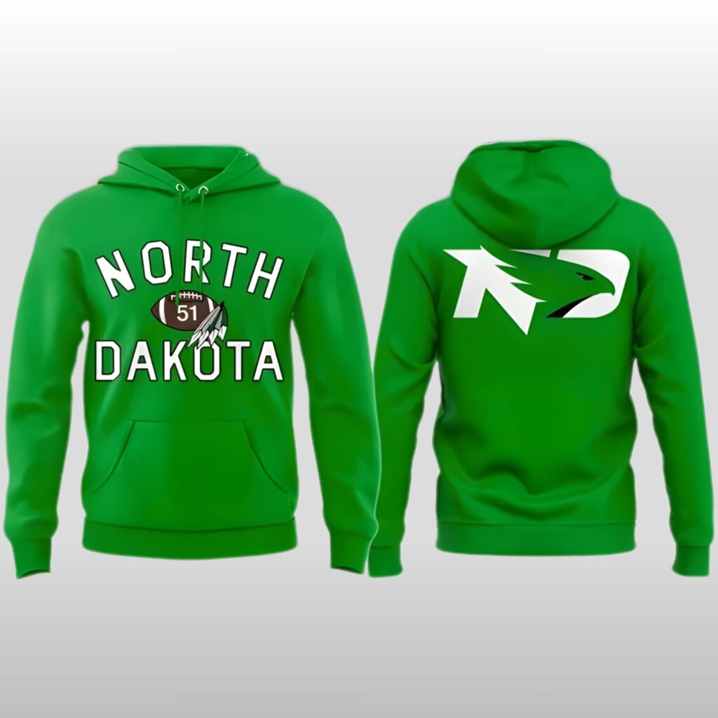 2026 North Dakota Fighting Hawks Coach Eric Schmidt Hoodie Shirt