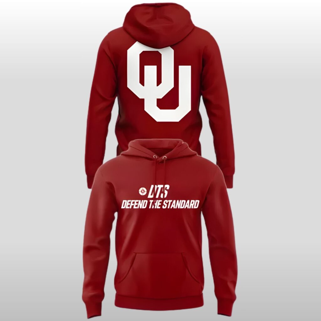 2026 Oklahoma Sooners DTS Defend the Standard Hoodie