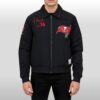 2026 Tampa Bay Mitchell Ness Black Mechanic Cropped Jacket