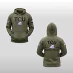 2026 Texas Christian University Horned Frogs Football Military Appreciation Hoodie