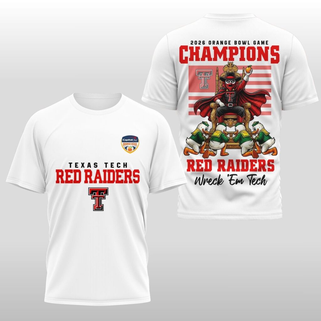 2026 Texas Tech Red Raiders Orange Bowl Game Shirt - Zerelam