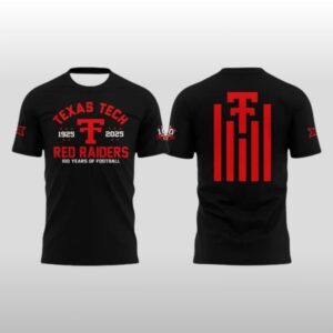 Texas Tech Red Raiders 100th Anniversary 1925 2025 Shirt