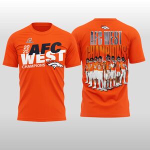 Denver Broncos AFC West Champions 2025 Playoffs Shirt