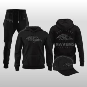 Baltimore Ravens 2025 Back In Black Hoodie