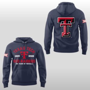 Texas Tech Red Raiders 100 Years 1925 2025 Anniversary Hoodie