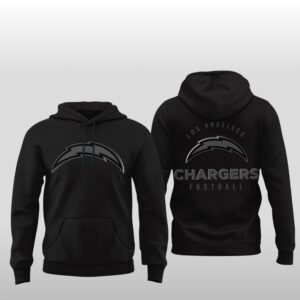 Los Angeles Chargers 2025 Back In Black Hoodie